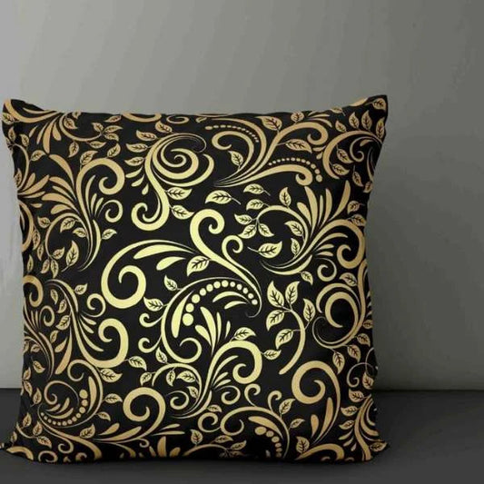 Golden Swirl Cushion Covers