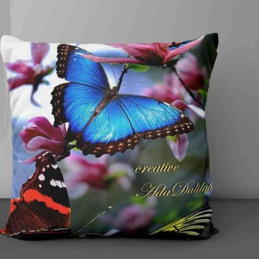 Butterfly Theme Cushion Cover