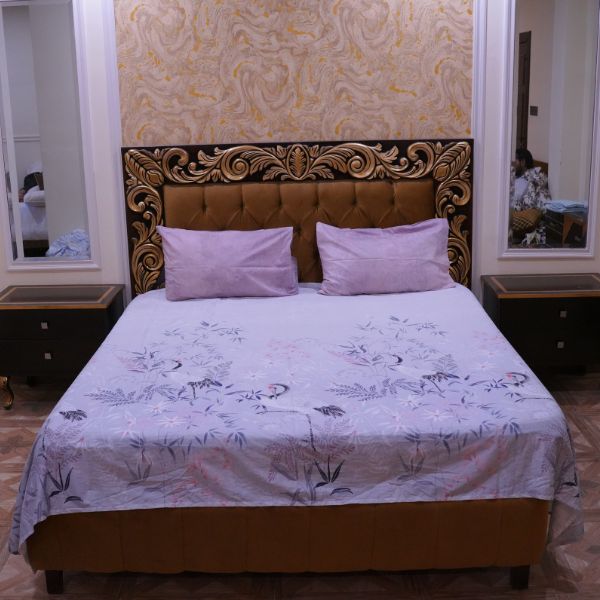 Leaves And Birds Printed Bedsheets