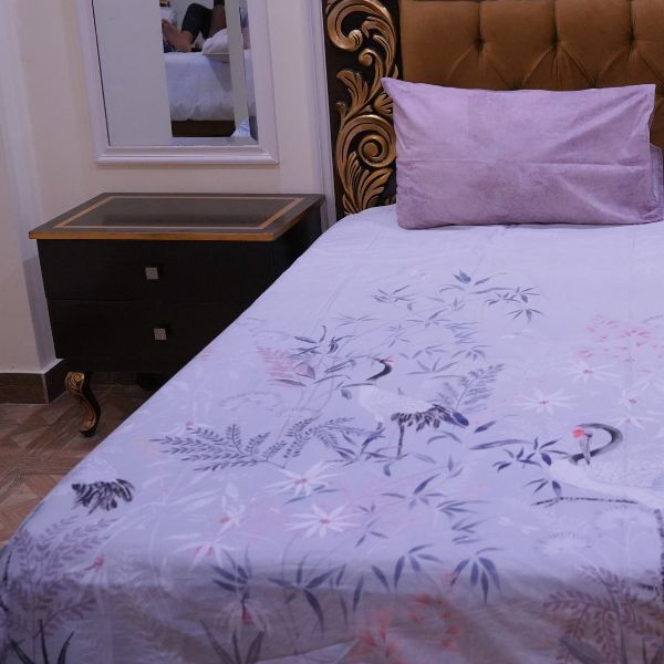 Leaves And Birds Printed Bedsheets