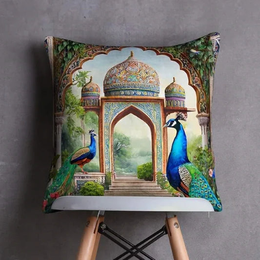 Peacock Theme Cushion Covers