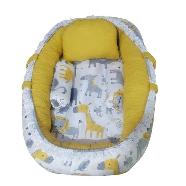 Animal Theme Newborn Baby Nest Yellow Color