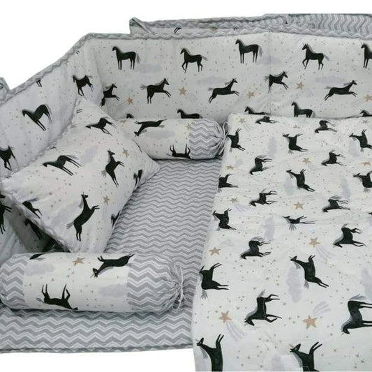 Horse Theme Crib Bedding Set