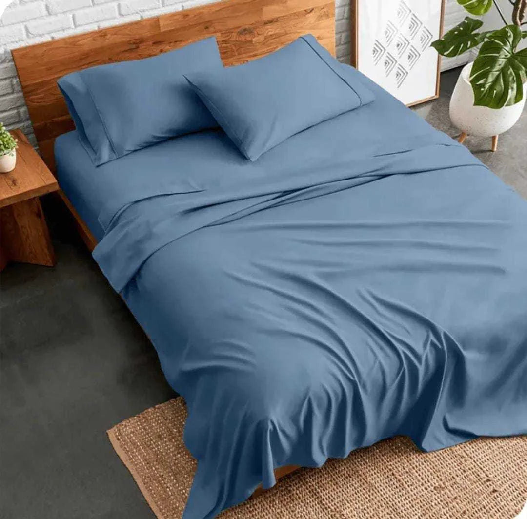 Plain Cotton Percale Bedsheets