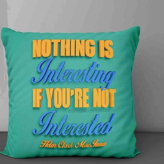 Motivational Quote Cushion Cover
