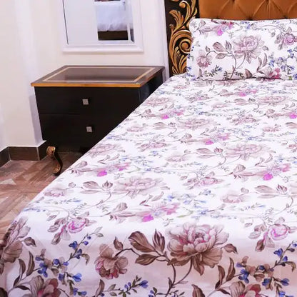 Petal Floral Printed Bedsheets