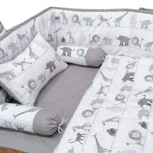 Animals Theme II Crib Bedding Set