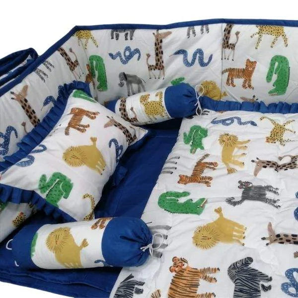 Jungle Theme Crib Bedding Set