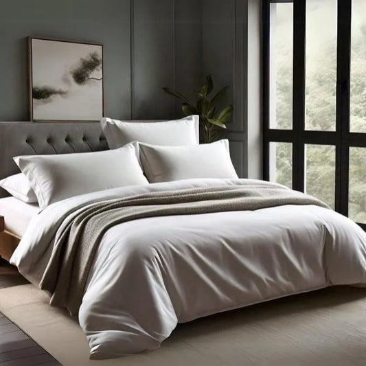 Crisp White Bedsheets